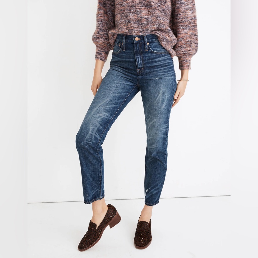 Madewell The Classic Straight Jeans in Croston Wash